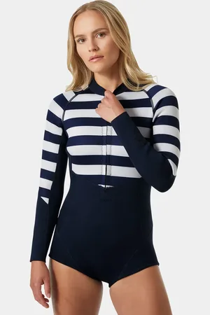 Helly Hansen Dam Waterwear Långärmad Våtdräkt Marinblå L