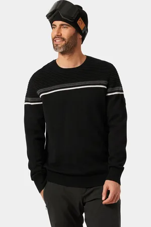 Helly Hansen Herr Carv Stickad Tröja ​ Svart 2XL