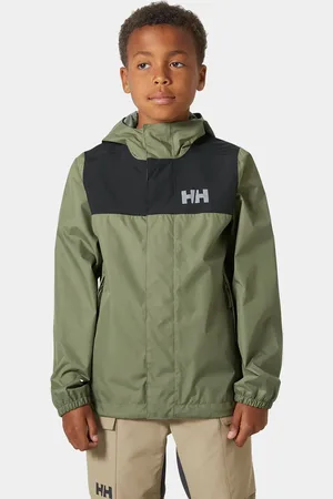 Helly Hansen Junior Vancouver Regnjacka Grön 140/10