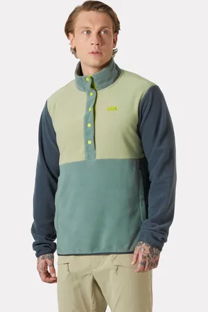 Helly Hansen Herr Daybreaker Snap Pullover Grön 2XL