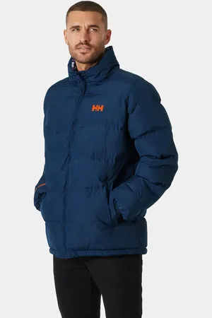 Helly Hansen Herr Yu 23 Puffer Vändbar Fodrad Jacka Blå L
