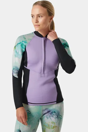 Helly Hansen Dam Waterwear Jacka Med 1/2 Dragkedja Grön L