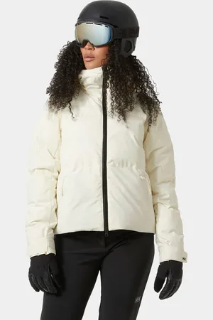 Helly Hansen Dam Nora Short Fodrad Skidjacka Beige XL