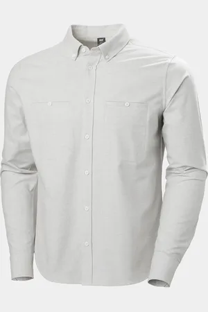 Helly Hansen Herr Organic Flanell Bomullströja Svart 2XL