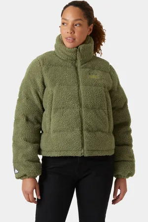 Helly Hansen Dam Yu Teddy Pile Jacka Grön L