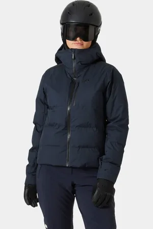 Helly Hansen Dam Kvitfjell Race Fodrad Skidjacka Marinblå L