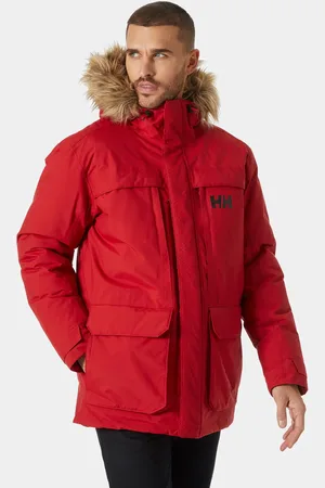 Helly Hansen Herr Nordsjo Urban Komfort Vinterparkas Röd L