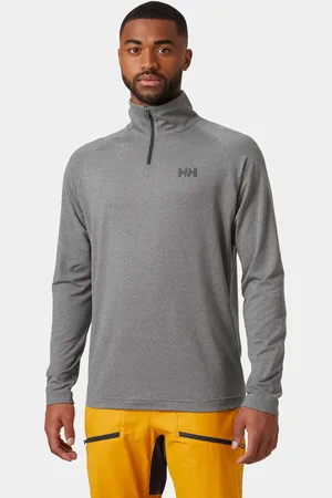 Helly Hansen Herr Verglas Lättviktig Tröja 1/2 Dragkedja Grå S