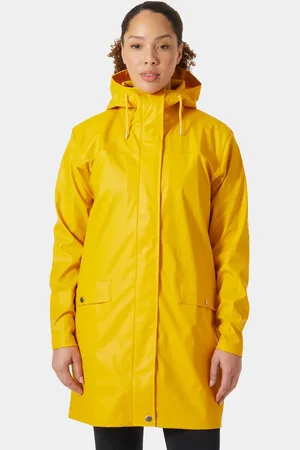 Helly Hansen Dam Moss Vattentät Regnjacka Gul L