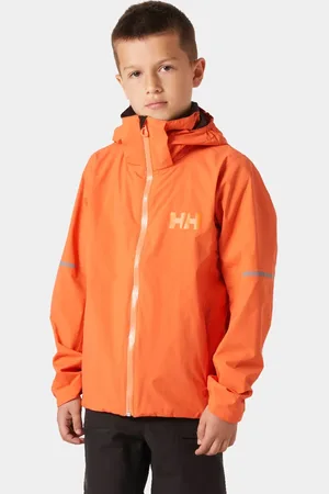 Helly Hansen Junior Loen Regnjacka Orange 140/10