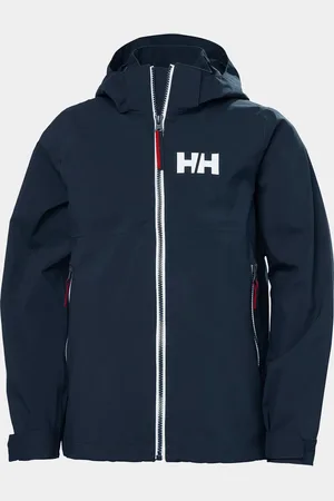 Helly Hansen Junior Rigging Regnjacka Marinblå 140/10