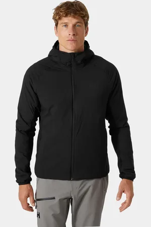 Helly Hansen Herr Odin Stretch Vindjacka Med Huva 2.0 Svart 2XL