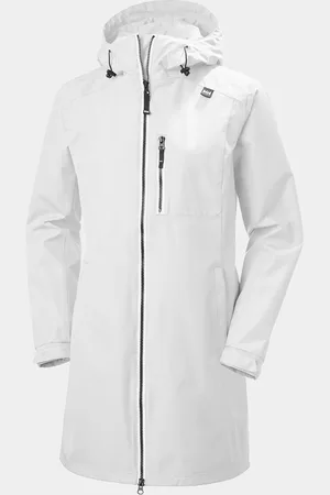 Helly Hansen Dam Long Belfast 3/4 Regnjacka Vit S