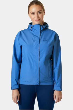 Helly Hansen Dam Seven J Jacka Andningsbar Regnjacka Blå L