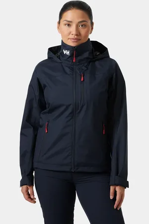 Helly Hansen Dam Crew Seglarjacka Med Huva 2.0 Marinblå L