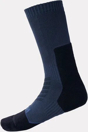 Helly Hansen Terry Vandringsstrumpa Med Förstärkt Häl Och Tå Unisex Marinblå 36-38