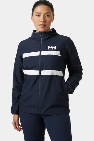 Helly Hansen Dam Salt Stripe Vindjacka Marinblå M