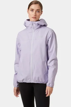 Helly Hansen Dam Belfast Ii Packbar Regnjacka Lila XS