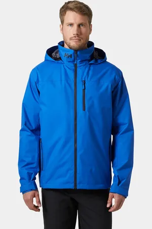 Helly Hansen Herr Crew Mellanlager Seglarjacka M Huva 2.0 Blå 2XL
