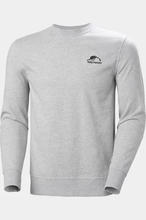 Helly Hansen Herr Nord Graphic Crew Tröja Grå 2XL