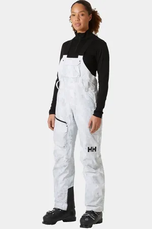 Helly Hansen Dam Powderqueen Förstärkta Hängselbyxor Grå M