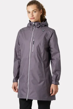 Helly Hansen Dam Long Belfast 3/4 Regnjacka Lila L