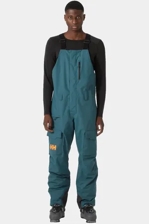 Helly Hansen Herr Sogn Hängselbyxor Cargo Skidbyxor Grön L