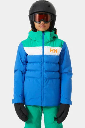 Helly Hansen Jr Cyclone Jacka | Klassisk Skidjacka För Pojkar Blå 140/10