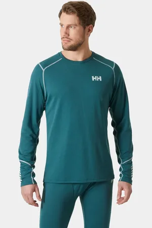 Helly Hansen Herr Lifa Active Crew Varmt Baslager Grön 2XL