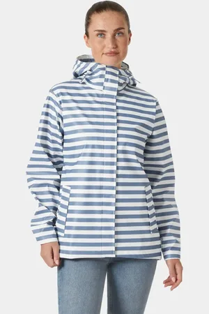 Helly Hansen Dam Moss Iconic Vattentät Regnjacka Marinblå M