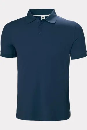 Helly Hansen Herr Crewline Snabbtorkande Polotröja Marinblå 2XL