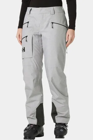Helly Hansen Dam Powderqueen Skidbyxor Grå L