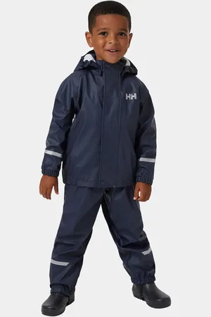Helly Hansen Barn Bergen 2.0 Pu Regnställ Marinblå 98/3