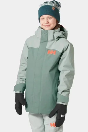 Helly Hansen Junior Level Skidjacka Med Isolering Grön 152/12