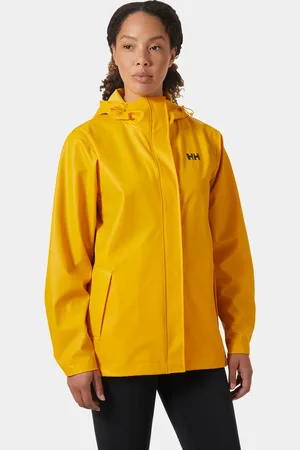 Helly Hansen Dam Moss Iconic Vattentät Regnjacka Gul L