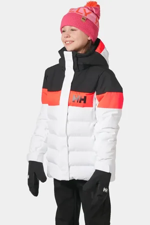 Helly Hansen Junior Girl Diamond Varm Skidjacka Vit 140/10