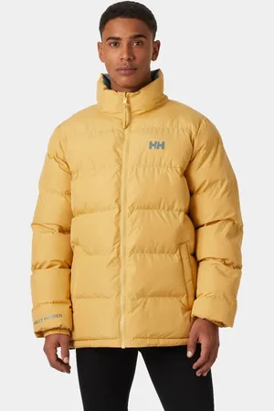 Helly Hansen Herr Yu 23 Puffer Vändbar Fodrad Jacka Beige XL