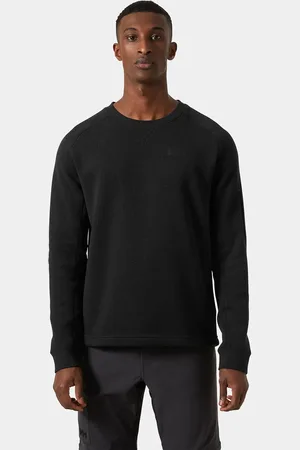 Helly Hansen Herr Varde Crewneck Långärmad Tröja Svart 2XL