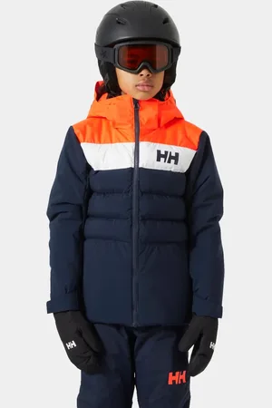 Helly Hansen Jr Cyclone Jacka | Klassisk Skidjacka För Pojkar Marinblå 140/10