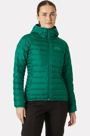 Helly Hansen Dam Banff Vindjacka Med Huva Grön L