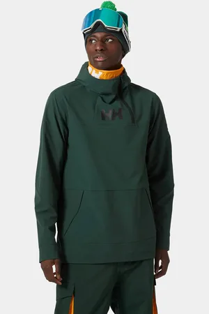 Helly Hansen Herr Ullr D Shield Ski Luvtröja/munktröja Grön 2XL