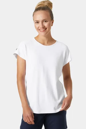 Helly Hansen Dam Crewline Snabbtorkande Topp Vit XS