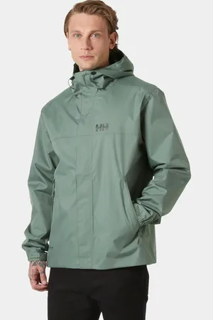 Helly Hansen Herr Ervik Helt Vattentät Regnjacka Grå 2XL