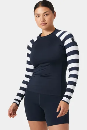 Helly Hansen Dam Waterwear Rashguard Underställ Marinblå L