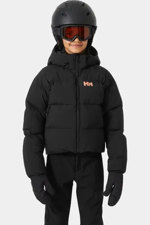 Helly Hansen Junior Nora Kort Fodrad Skidjacka Svart 140/10