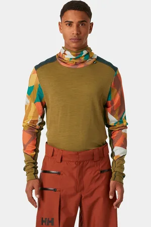 Helly Hansen Herr Lifa® Merino Luvtröja/munktröja Med Balaclava Brun 2XL