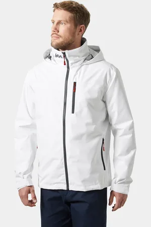 Helly Hansen Herr Crew Mellanlager Seglarjacka M Huva 2.0 Vit L