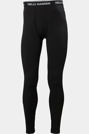 Helly Hansen Herr Lifa Merino Vinterbyxor I Mellanvikt Svart 2XL