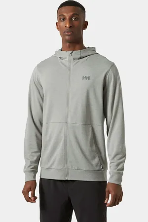 Helly Hansen Herr HH Lifa® Tech Lite Luvtröja/munktröja M Dragkedja Grå 2XL