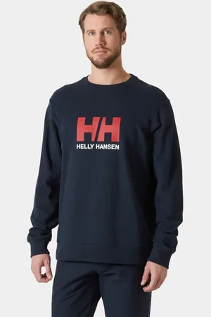 Helly Hansen Herr HH Logo Crew Tröja Marinblå 2XL